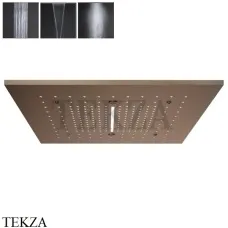 Gessi MINIMALI Накладная душевая панель 500x500, 3 функции 57016-708, Copper Brushed