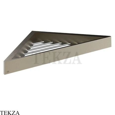 Gessi Rettangolo Угловая решетка-полка в душевую зону 20861-149, Finox Br. Nickel