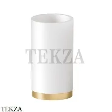 Newform X-Steel 316 Стакан настольный, композит 73255X.59.097, PVD Brushed gold