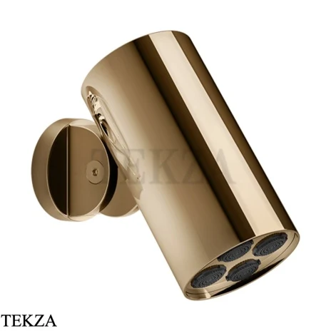 Gessi SPOTWATER Душевая головка настенного крепления, многоструйная 57261-735, Warm Bronze PVD