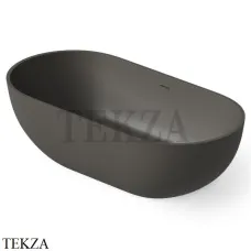 Dea Design Shadow Ванна отдельностоящая овальная 178x88 Solid Surface DD8619 1780 5, Graphite №5