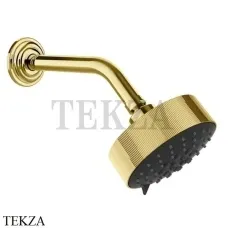 Gessi VENTI20 Верхний душ 129 с настенным креплением 65158-246, Gold PVD