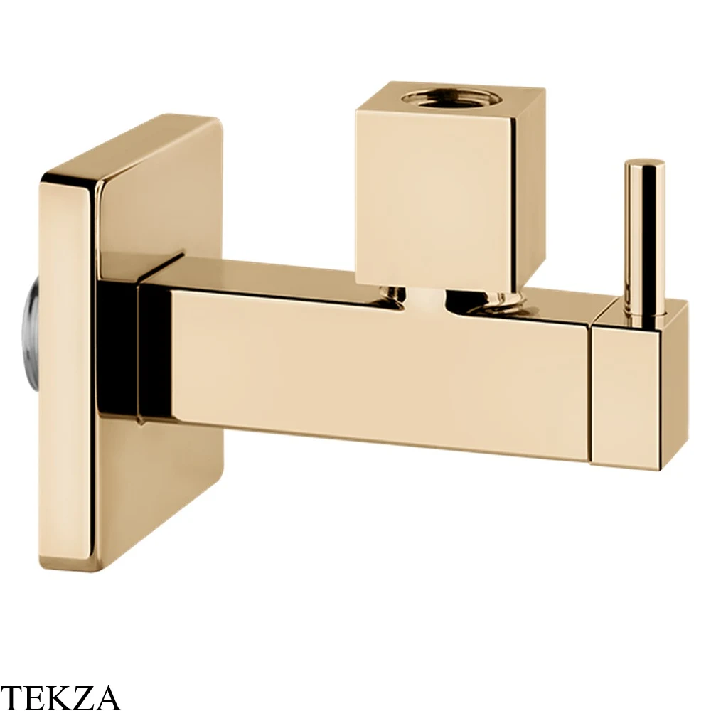 Gessi TOTAL LOOK Запорный клапан с фильтром, квадратный 01412-735, бронза глянец