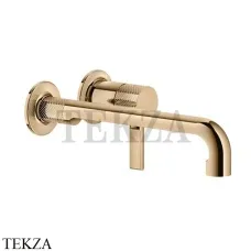 Gessi INCISO Смеситель для раковины с длинным изливом, внешняя часть 58089-735, Warm Bronze PVD