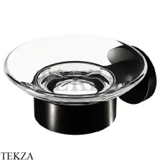 GEESA Nemox Black Настенная мыльница 916503-06, черный матовый GEESA Nemox Black Настенная мыльница 916503-06, черный матовый