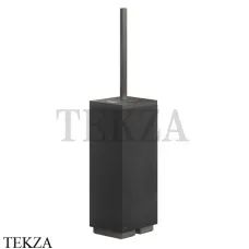 Gessi Rettangolo Ёршик напольный, композит черный 20844-707, Black Metal Brushed