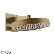 Gessi Inverso Diamantato Верхняя лейка с кронштейном D30 см 63449-726, Warm Bronze Br. PVD