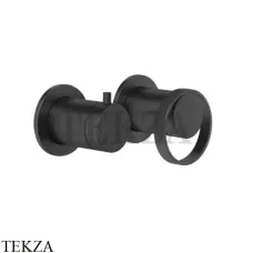 Gessi ANELLO Смеситель для душа с переключателем 2 потока ванна-душ 63380-299, Black XL