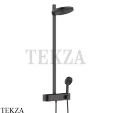 Hansgrohe Pulsify Душевая колонна Showerpipe 260 2jet с ShowerTablet 24240670, черный матовый