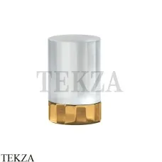 Fantini Venezia Ручка хрусталь - прозрачный белый 2901N748C6, Золото плюс