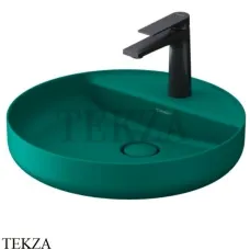 Duravit Vitrium Раковина накладная с 1 отверстием, 266246HA71, Аквамарин матовый