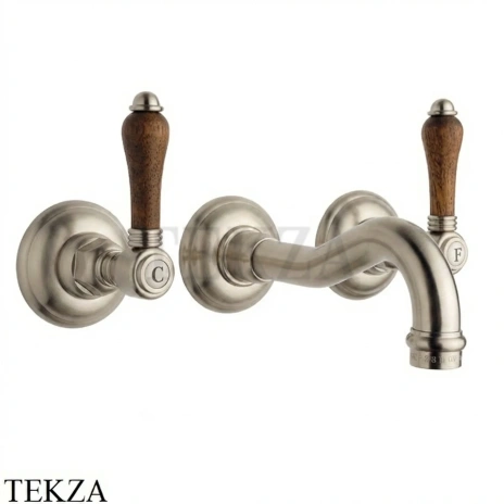 Nicolazzi Forest Смеситель для раковины, внешняя часть, 1477EXTNS79, Satin nickel