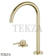 Newform XT Смеситель для раковины высокий, без гарнитура 4220.61.020, PVD Glossy gold