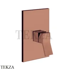 Gessi RETTANGOLO K Смеситель для душа, внешняя часть 53061-708, Copper Brushed Gessi RETTANGOLO K Смеситель для душа, внешняя часть 53061-708, Copper Brushed