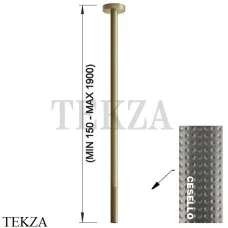 Gessi 316 CESELLO Излив для раковины потолочный под размер 54496-727, Brushed Brass