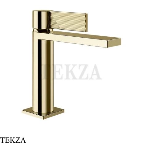 Gessi Inverso RIGATO Смеситель для раковины, с донным клапаном 73551-710, Brass PVD
