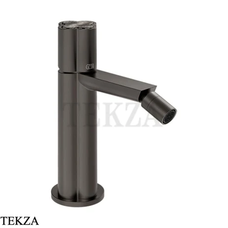 Gessi Ludovica Смеситель для биде с донным клапаном 76267-707, black хром Brush