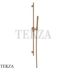 Gessi Habito CESELLO Штанга в комплекте с душевой лейкой и шлангом 70445-726, Warm Bronze Br