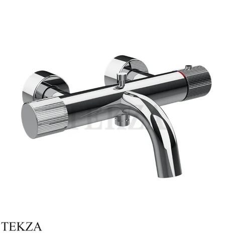Gessi Habito RIGATO Термостатический смеситель для ванны с изливом 70513-031, хром глянец