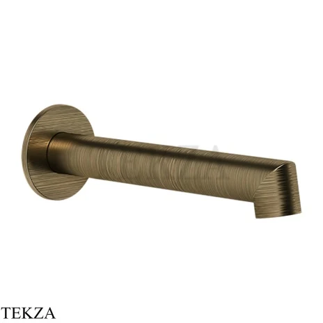 Gessi ANELLO Излив для ванны настенный монтаж 63603-713, Antique Brass
