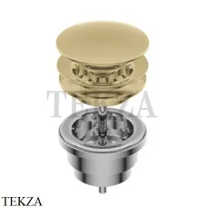 Ritmonio Донный клапан для раковины CLIC -CLAC E0BA0176S/F CHX, Brushed Champagne