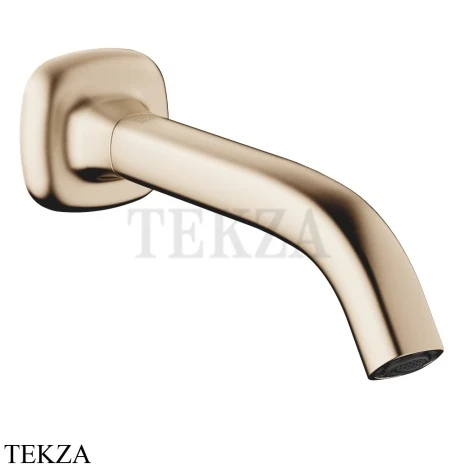 Dornbracht COYA Излив для ванны настенного монтажа 13801404-46, Brushed Champagne (золото 22кт)