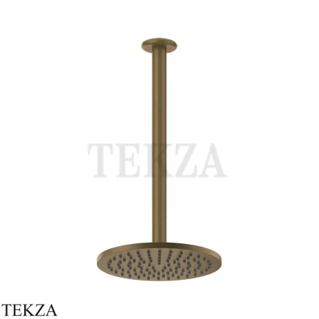 Gessi Goccia Верхний душ с потолочным кронштейном под размер 33664-713, Antique Brass