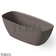 Dea Design Edge Ванна отдельностоящая скругленная 170x72 Solid Surface DD8671 1700 6, Grey Brown №6