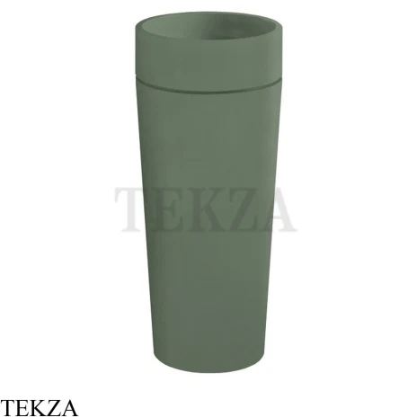 Kerasan Oke Раковина напольная, слив в пол, 554111, verde matte