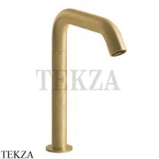 Gessi 316 CESELLO Электронный смеситель высокий, с кран-фильтром 54480-727, Brushed Brass