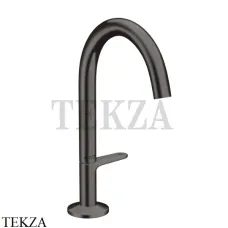 Axor ONE Смеситель для раковины Select 170, гарнитур Push‑Open 48020340, Brushed Black