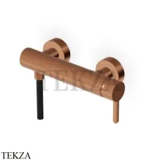 Zucchetti Isy22 Смеситель для душа наружный монтаж ZIS076.P91, brushed copper PVD