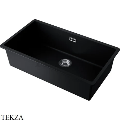Omoikiri Kata 74-U GR Кухонная мойка Artgranit прямоугольная 4997567, черный матовый