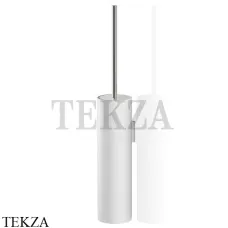 Decor Walther Stone White WBG Туалетный ершик настенный 0970955, белый матовый-stainless steel