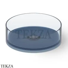 Dea Design Washbasins Раковина настольная D40 см Glasstech DD9061 400 R7, Royal Blue R7