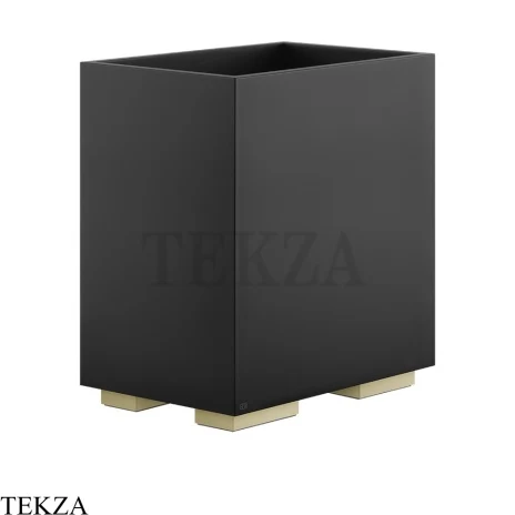 Gessi Rettangolo Ведерко, корзина для мусора, цвет черный 20991-727, Brass Br. PV
