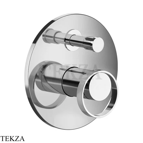 Gessi ANELLO Смеситель для душа круглый, на 2 потока 63377-031, хром глянец