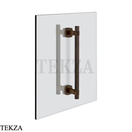 Gessi Jacqueline Полотенцедержатель для крепления на стекло, 20 см 77731-845, бронза Dark Brush