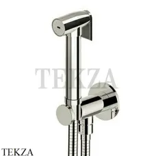 Zucchetti Гигиенический душ с выводом и держателем Z94000.C3, brushed nickel