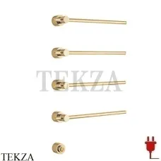 Margaroli SOLE 622 Полотенцесушитель электрический 4 рейки, выключатель BOX 622CH, Champagne