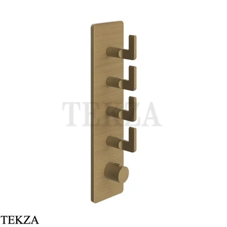 Gessi INCISO WELLNESS Термостат 4 выхода, внешняя часть 58208-713, Antique Brass