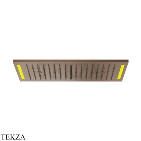 Gessi COLOUR Накладная душевая панель 300х500, 4 функции 57882-708, Copper Brushed PVD