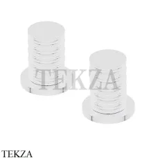 Ritmonio Diametro35 Impronte RIGO Ручки для смесителя PR51MB013 C03, белый матовый