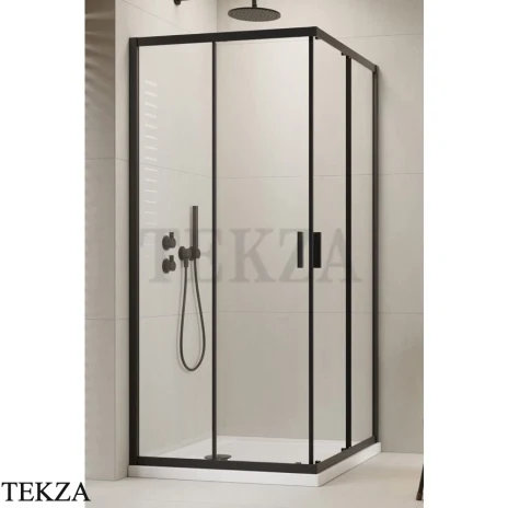 Radaway Alienta D Душевая кабина прямоугольная раздвижная 100х80 см, 10258010-54-01, черный матовый