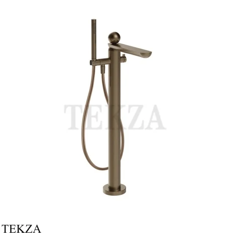 Gessi Perle Смеситель для ванны напольный, внешняя часть 74029-761, бронза Coffee