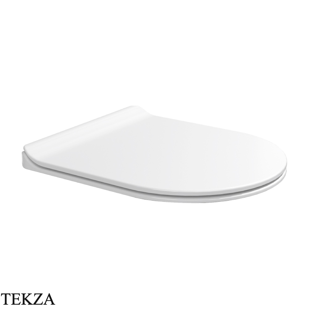 Flaminia LINK сиденье с крышкой Slim с микролифтом 37×45×3 см, белый глянец