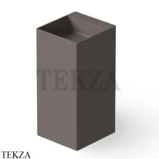 Dea Design Pedestal Basin Раковина напольная квадратная Solid Surface DD2019 420 6, Grey Brown №6