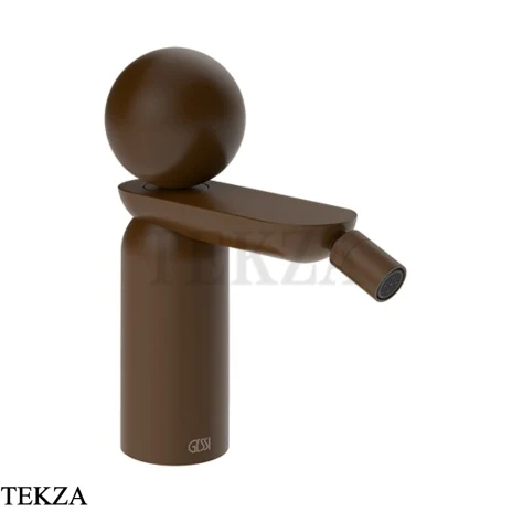 Gessi Perle Смеситель для биде с донным клапаном 74067-845, бронза Dark Brush