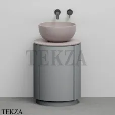 CIELO Arcadia Tiberino Тумба TIMOPC с раковиной Cipria, слив в стену, Brina