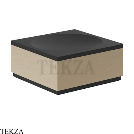 Gessi Jacqueline Мыльница настольная квадратная 77525-149, нерж. сталь Brush / никель Brushed